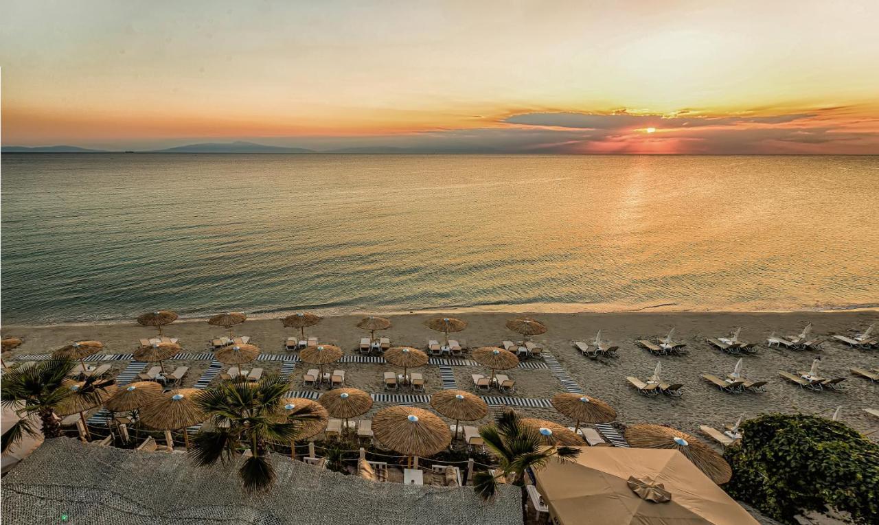Halkidiki Greek Pride Seafront Hotel Skala Fourkas Bagian luar foto