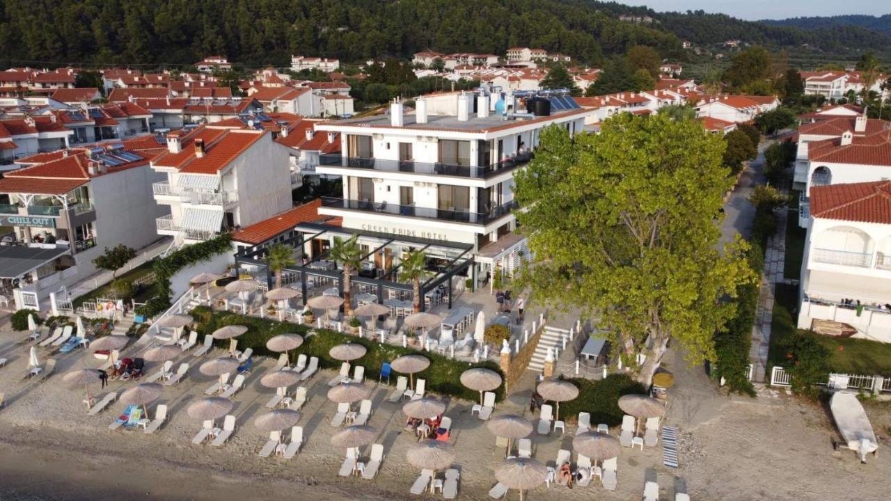 Halkidiki Greek Pride Seafront Hotel Skala Fourkas Bagian luar foto